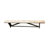 Banc de ferme ancien en bois massif