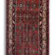 Long Oriental Runner Rug, Vintage Herati Wool Handwoven Stair Runner, 85 x 420