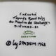 Empty cup Limoges porcelain pocket after Raoul Duffy