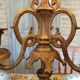 Old and majestic chandelier in bronze