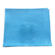 Set of 10 turquoise BL monogram damask napkins