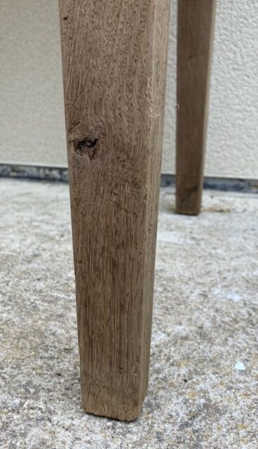 Antique solid wood table