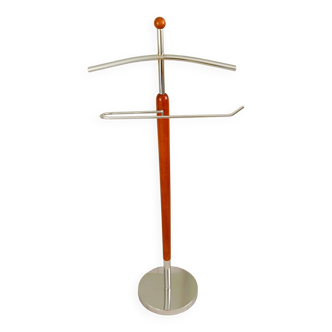 Wooden and metal valet