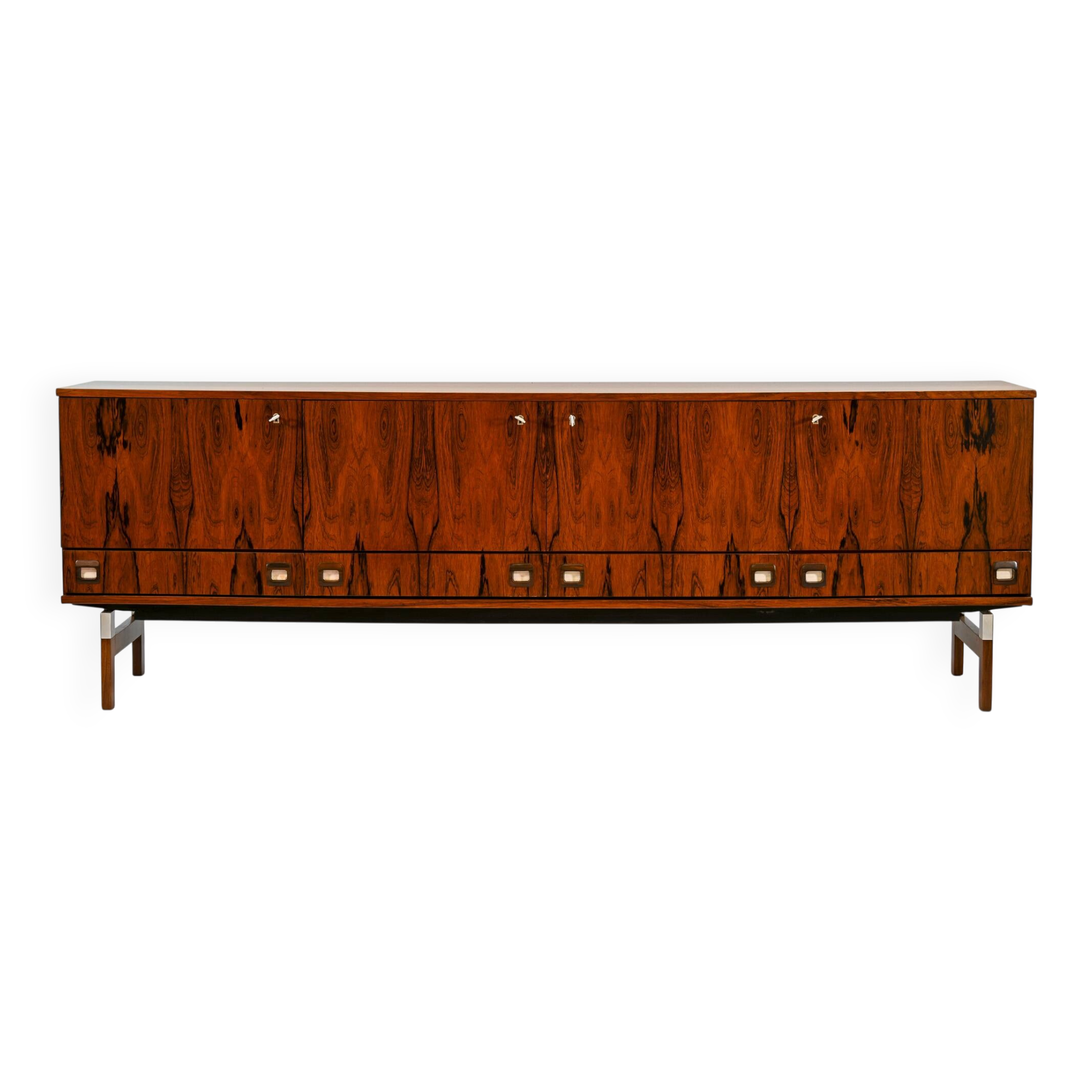 Vintage enfilade in rosewood Fristho 1960