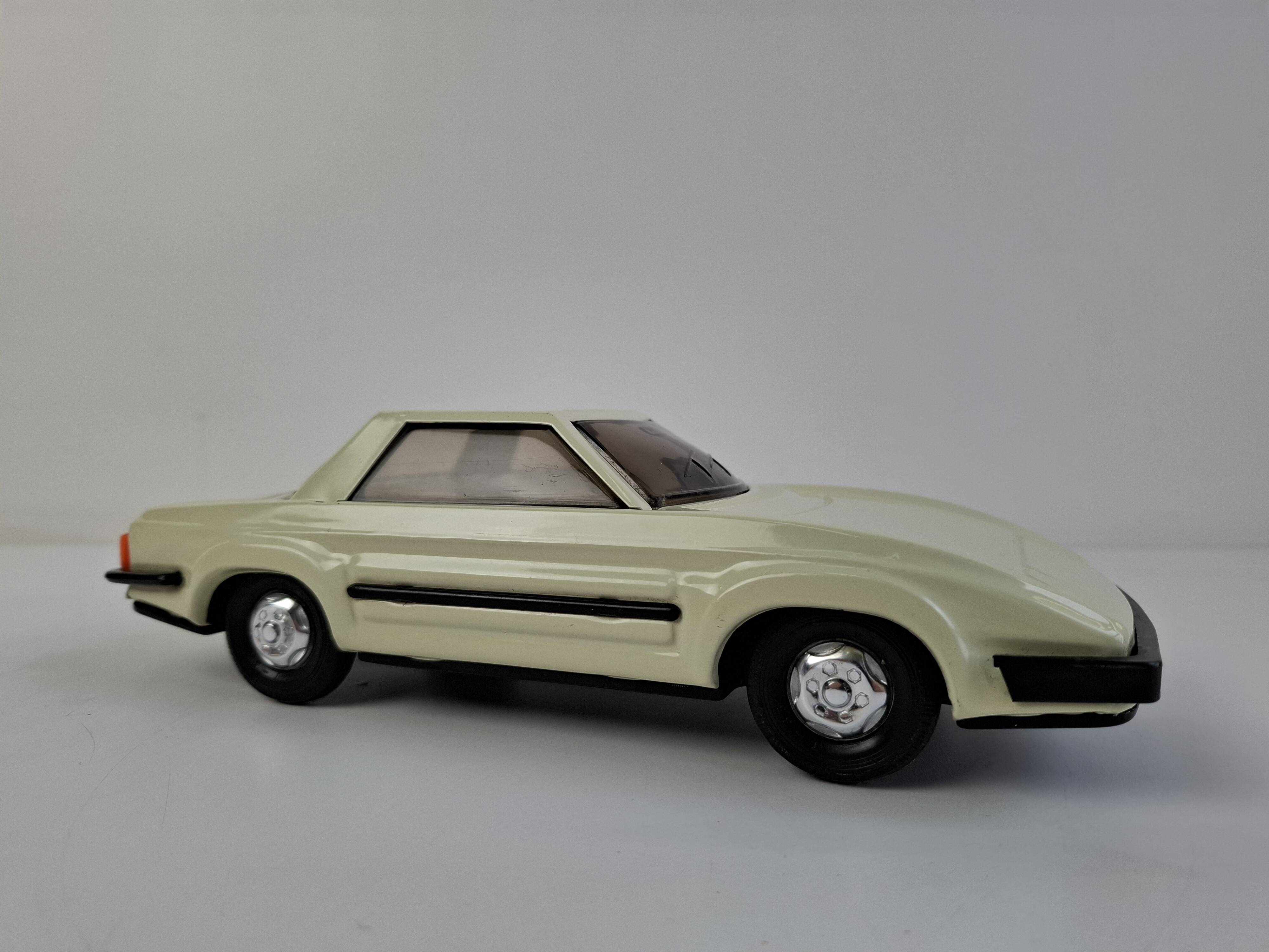 1970s Czechoslovak ITES IGRA Norma Tin Friction Toy Car Mid Century Modern