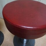 Vintage Belgian Art Deco Style Bar Stools from Frava, 1950s, Set of 4