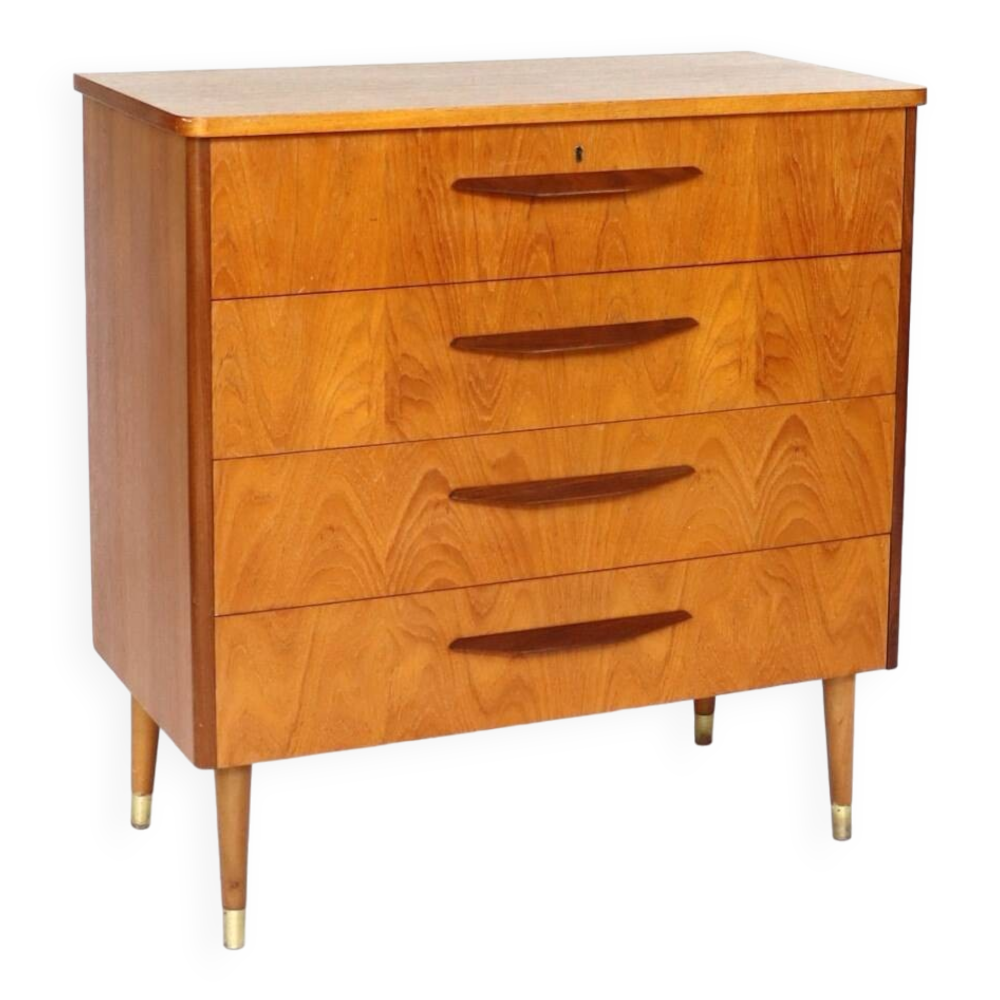 Scandinavian teak chest of drawers from the 60s