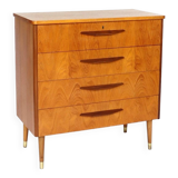 Scandinavian teak chest of drawers from the 60s