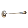 Christofle ladle in silver metal, crossed ribbons model
