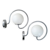 Pair of vintage wall lights 1970