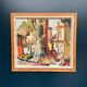 Original Swedish Oil On Panel – Paris (1964) – Olle Blomberg