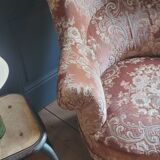 Fauteuil crapaud velours