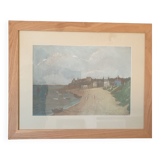 Old painting by Alphonse Léon Quizet.