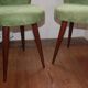 Paire de chaises coktail Robustab en moumoute