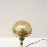 Adjustable desk lamp in lacquered brass, France 1940
