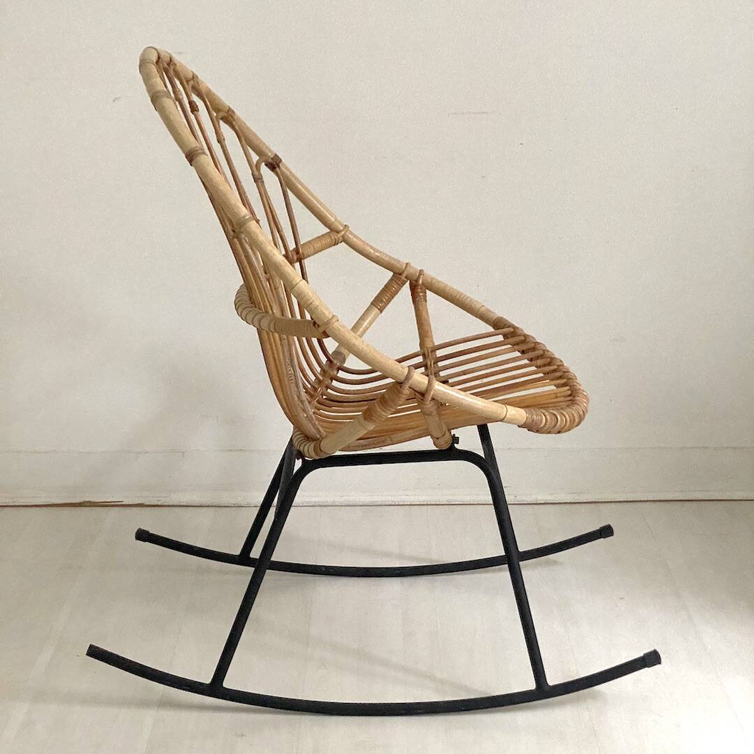 Rattan rocking chair