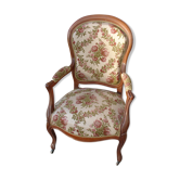 Fauteuil en acajou vers 1840