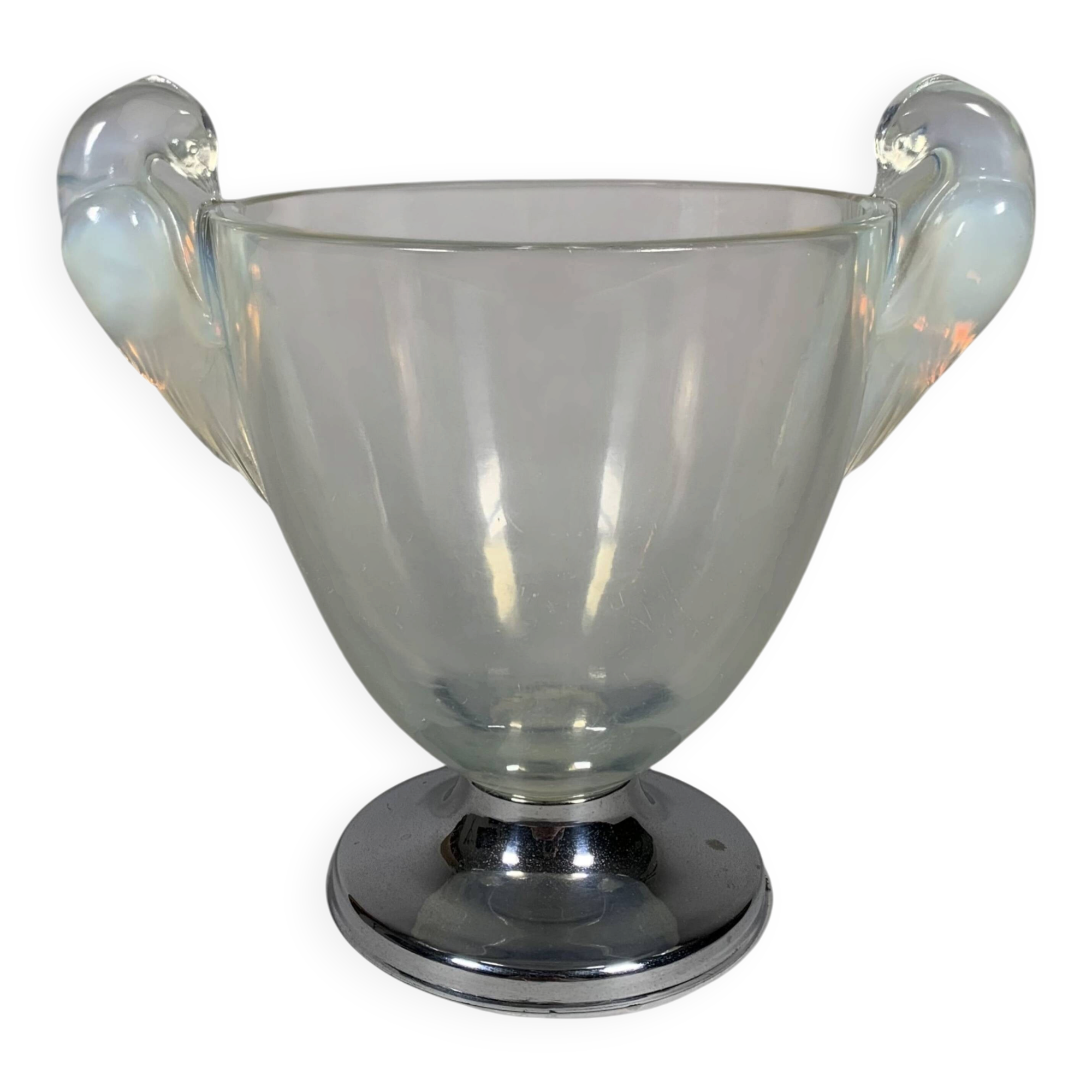 René Lalique (1860-1940) Vase Model Ornis 1926 Art Nouveau