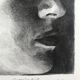 Jean-Baptiste Sécheret: original lithograph signed in pencil Portrait of Mathilde, 2002