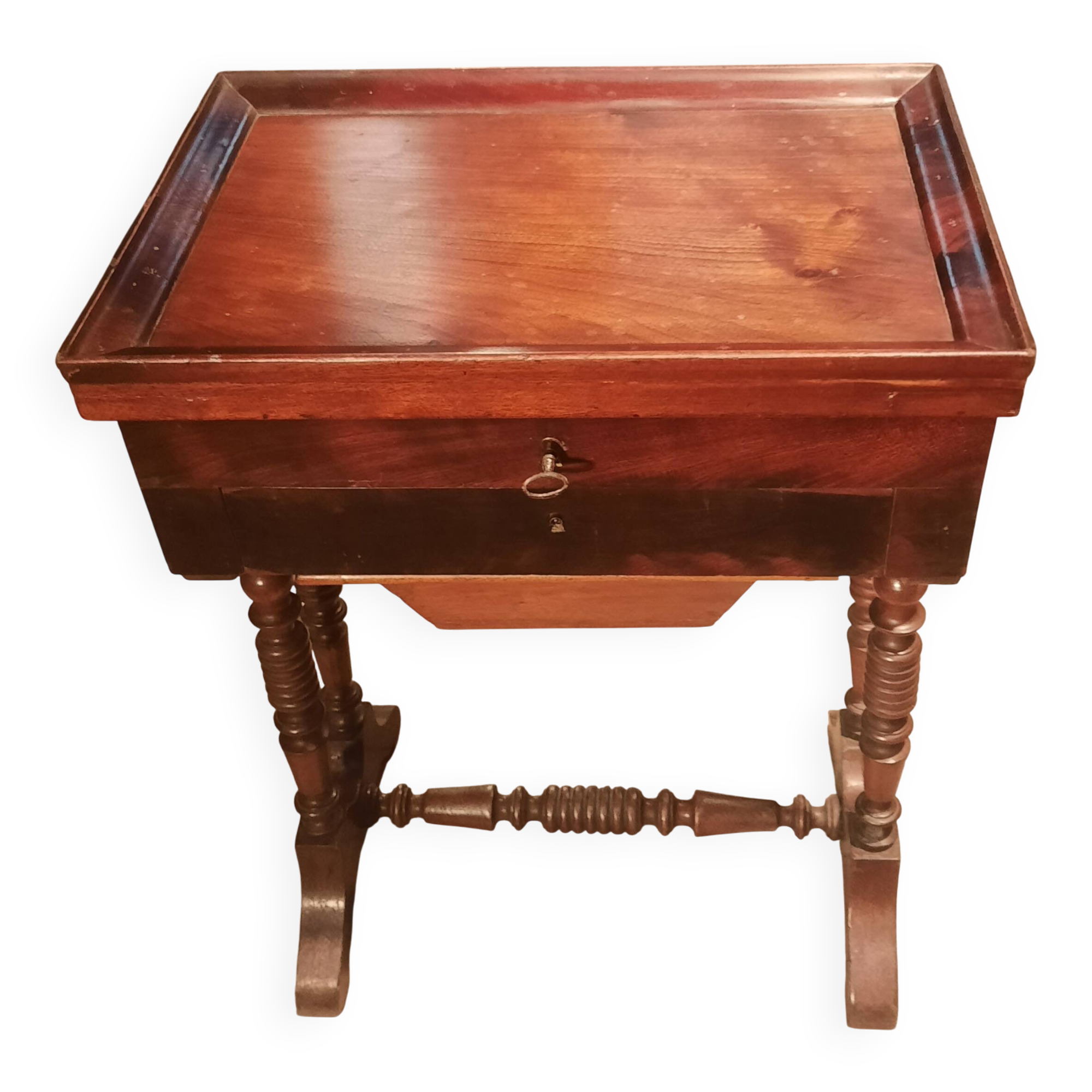 19th-century mahogany storage furniture