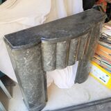 Fireplace marble black