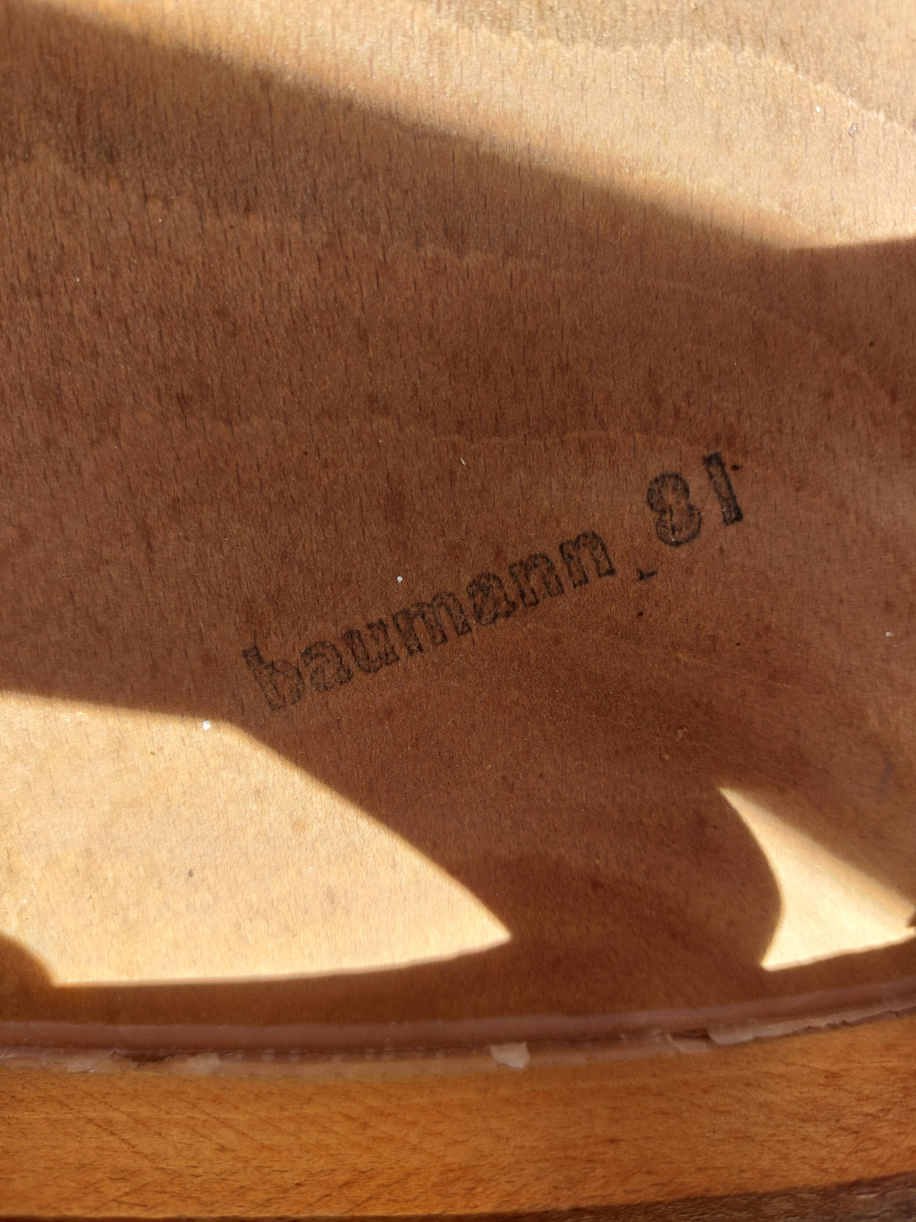 5 vintage Baumann bistro chairs