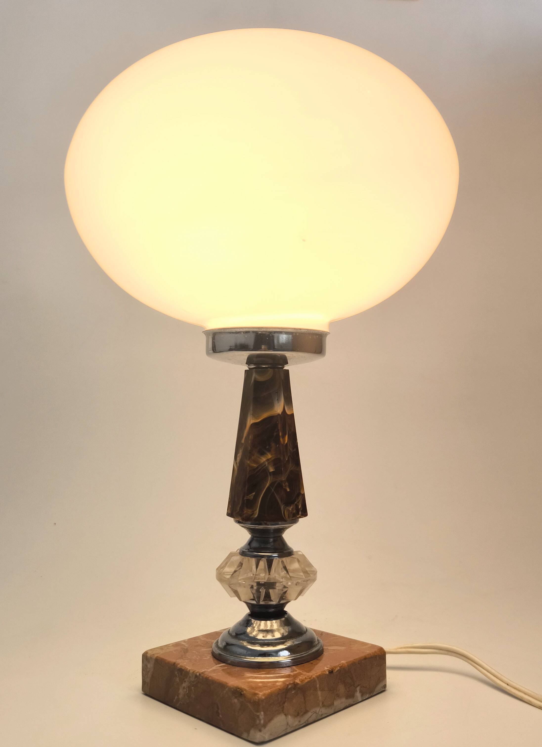 Lámpara francesa Art Deco Mid Century años 50
