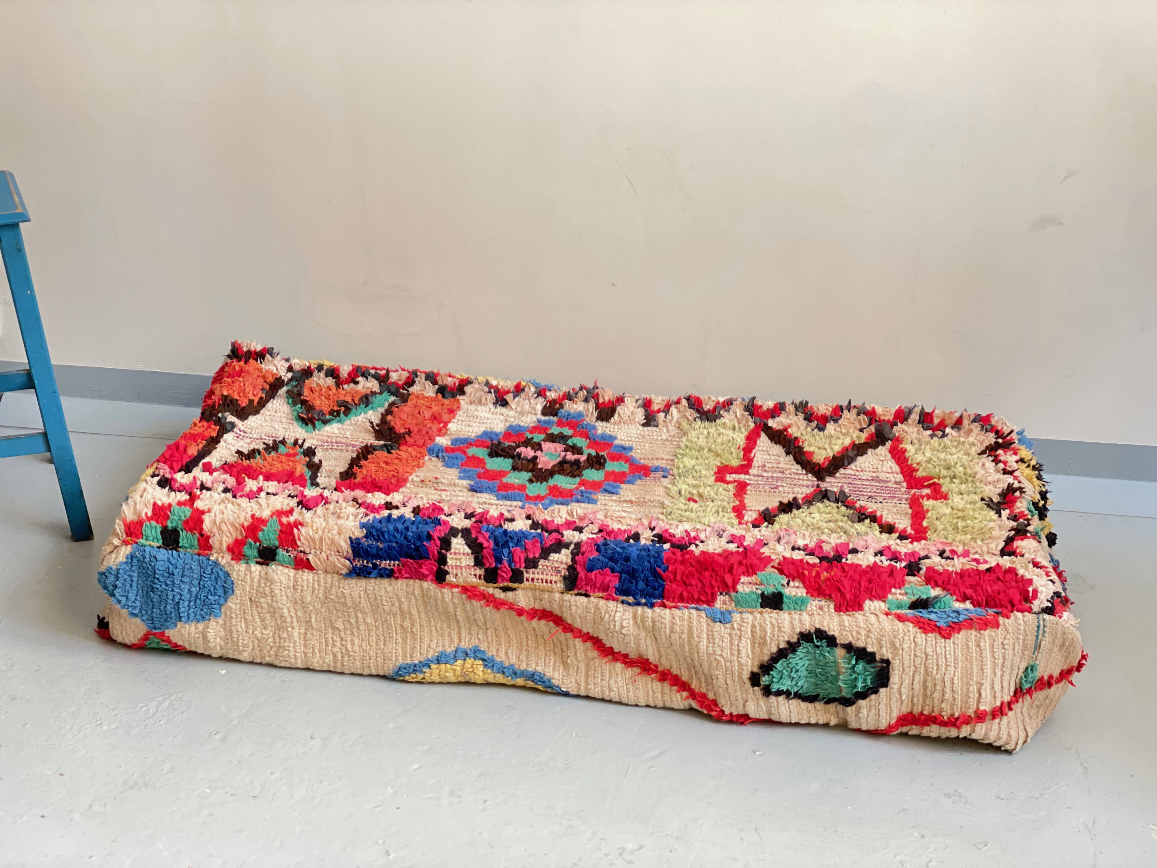 Pouf berbère Marocain Kilim XL