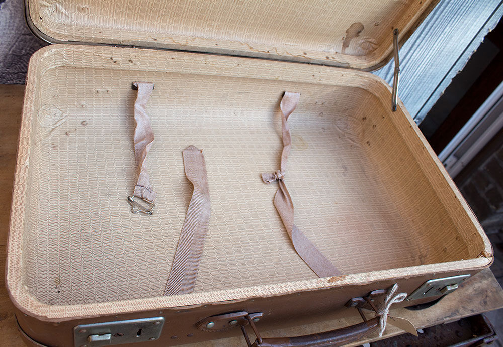 Old decorative suitcase 55 cm wide