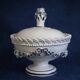 Antique porcelain sweet box from the late 19th century.