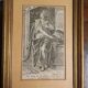 Philip Galle (1537-1612) "Lucretia" engraving burin
