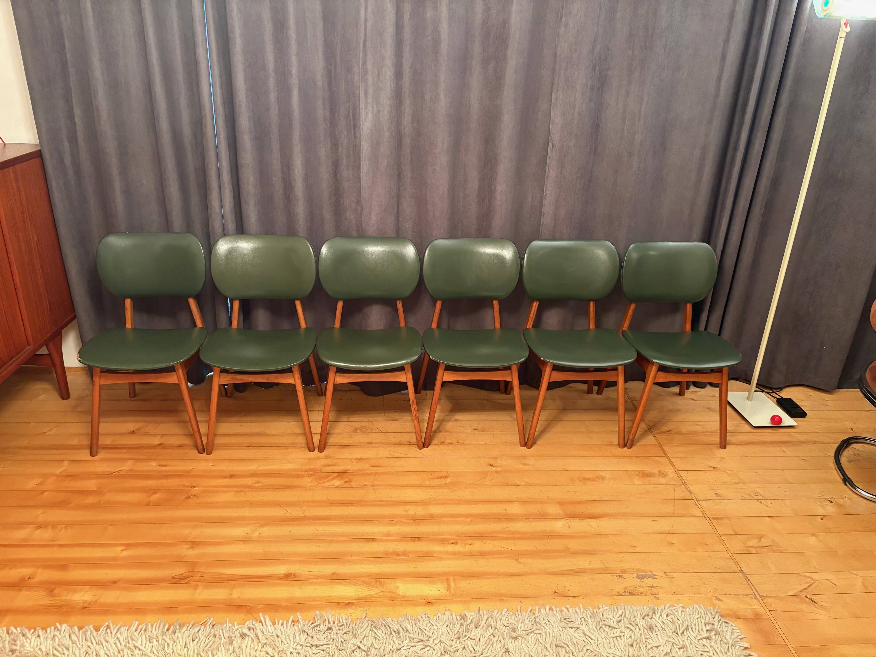 Set of six chairs, 1960s