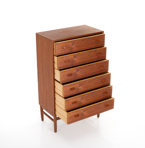 Danish chest of drawers by Poul Volther for FDB Møbler, Denmark 1950s