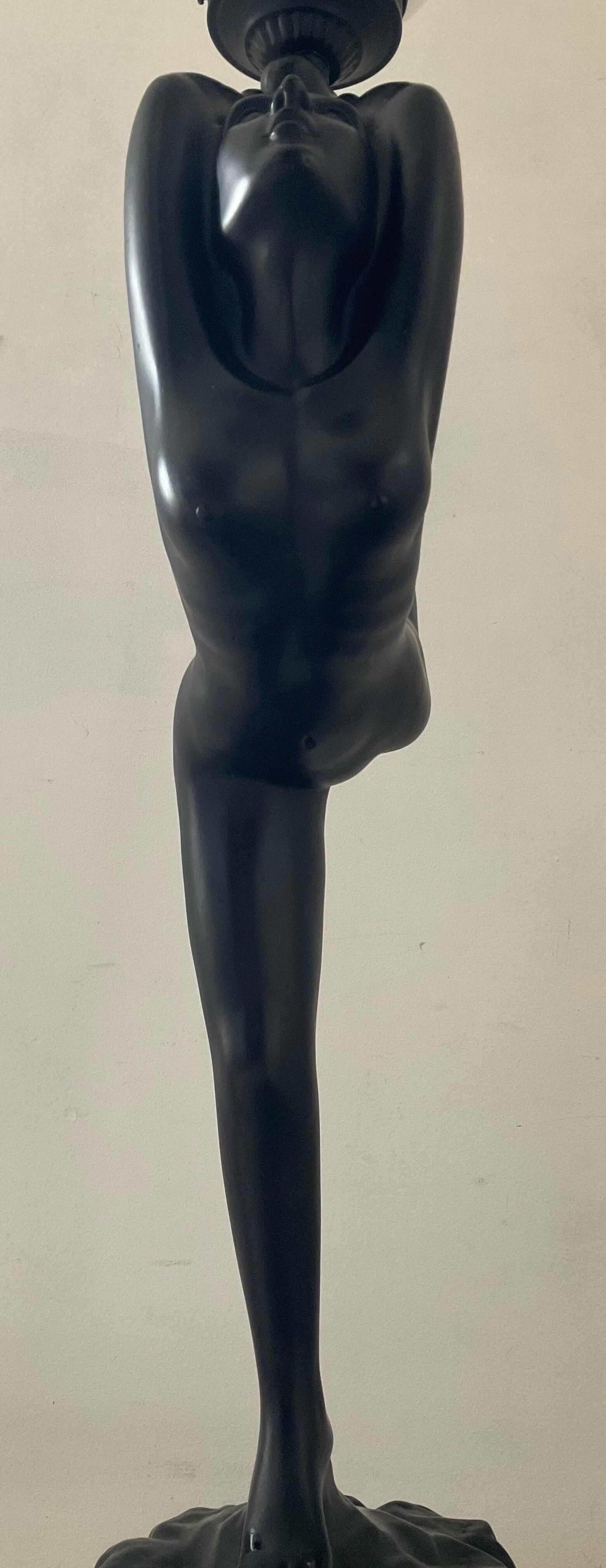 Vintage lamp Dancer of the 70s-80s Art Deco style