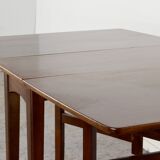 Table à abattants vintage en teck, style milieu du siècle. Livraison. Moderne/Rétro/Danois