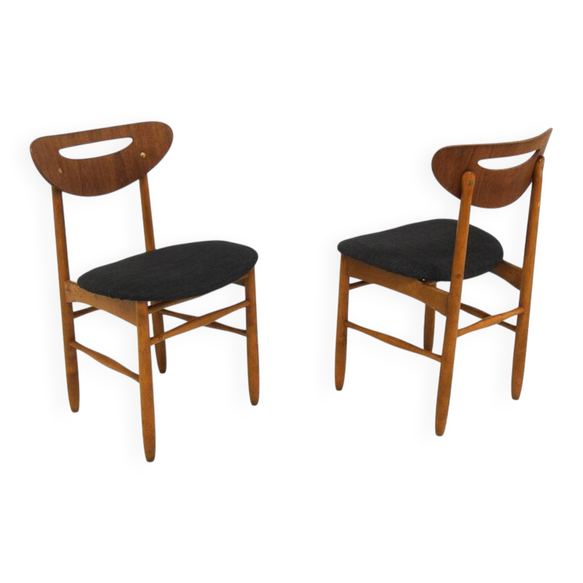 Set of 2 teak chairs, AB Nässjö, Stolfabrik, Sweden, 1960