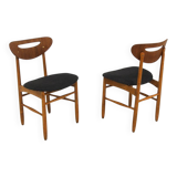 Set of 2 teak chairs, AB Nässjö, Stolfabrik, Sweden, 1960