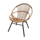 Rattan armchair 50s