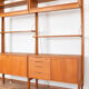 Bibliothèque en teck du milieu du siècle par Torbjørn Afdal pour Bruksbo, années 1950, ensemble de 2