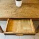Très belle table de ferme vintage en bois massif