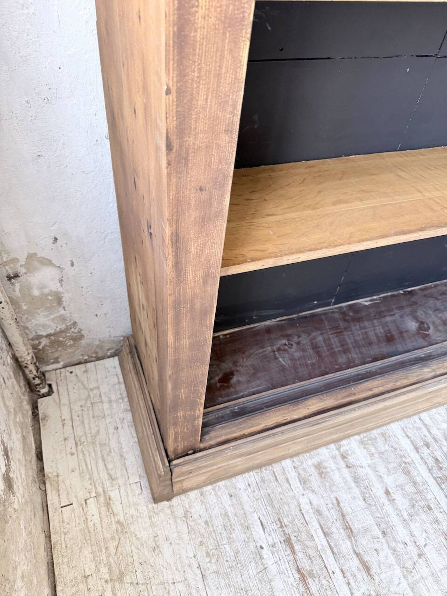 XXL industrial sideboard with glass doors