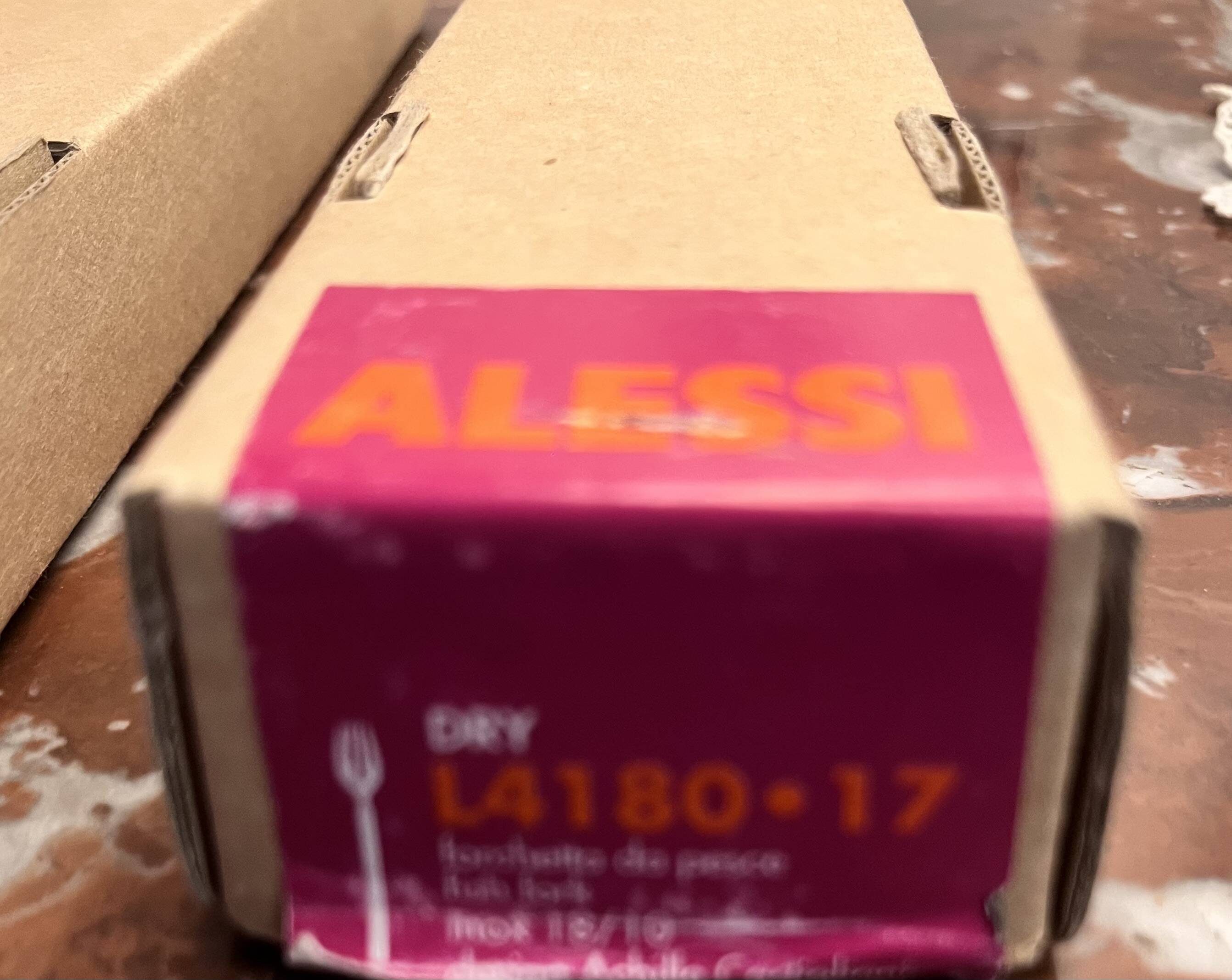 Achille Castiglioni for Alessi Set Dry Fish Knives and Forks
