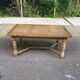 Table à manger de ferme extensible renaissance espagnol patinée 10 places