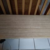 Coffee table in travertine