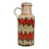 Vase vintage Scheurich poterie ouest-allemande LoRa Zig-Zag Fat Lava, 1970