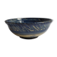 Blue enamelled terracotta cup