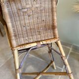 Rattan children's armchair