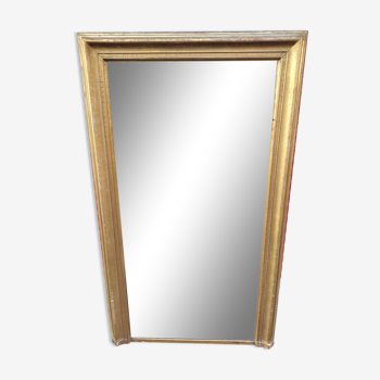 Gilded wooden mirror 91x154cm