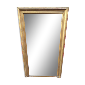 Gilded wooden mirror 91x154cm
