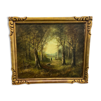 Forest landscape nineteenth century